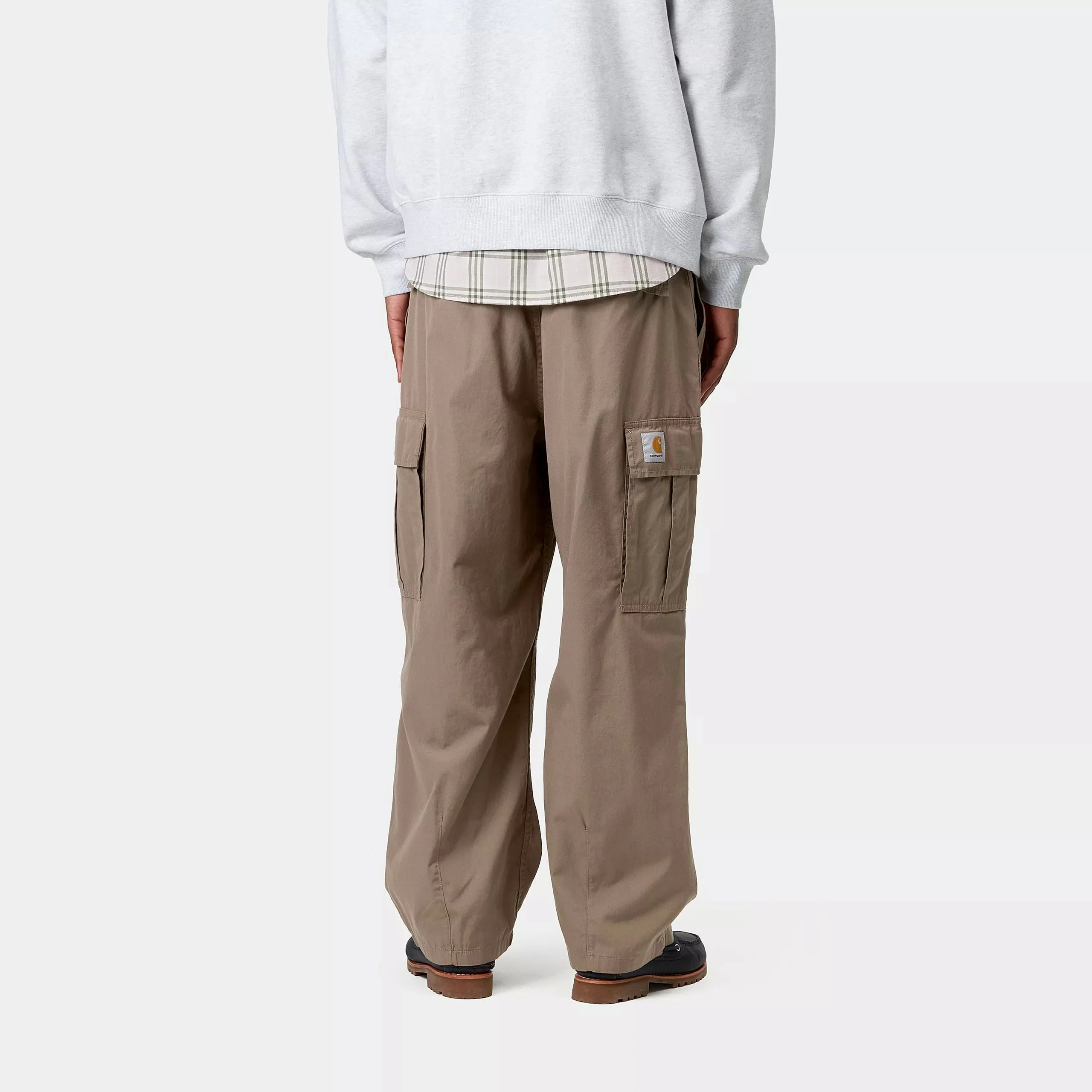 Carhartt WIP Cole Cargo Pant Cotton Lane Poplin, 6 oz (Branch rinsed) - Image 4