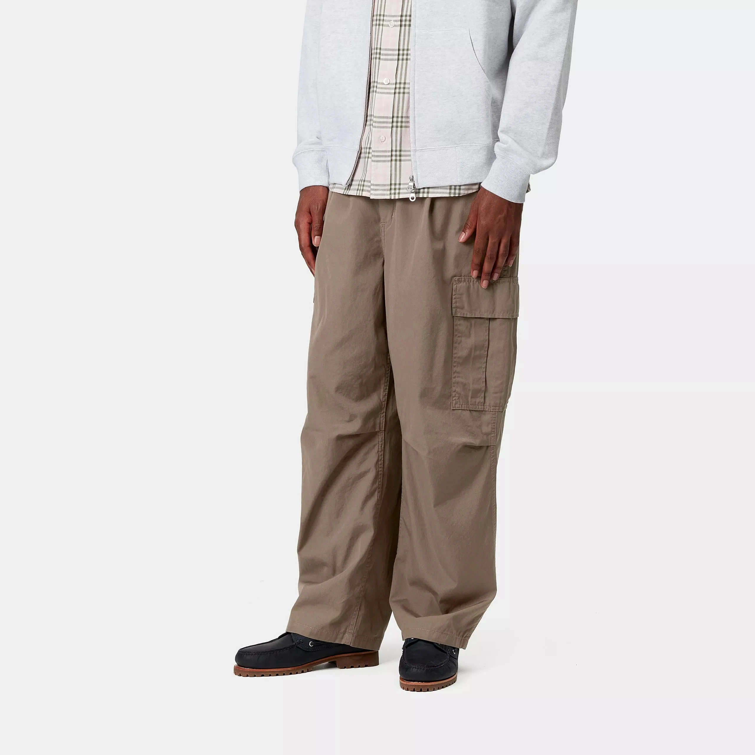 Carhartt WIP Cole Cargo Pant Cotton Lane Poplin, 6 oz (Branch rinsed) - Image 5