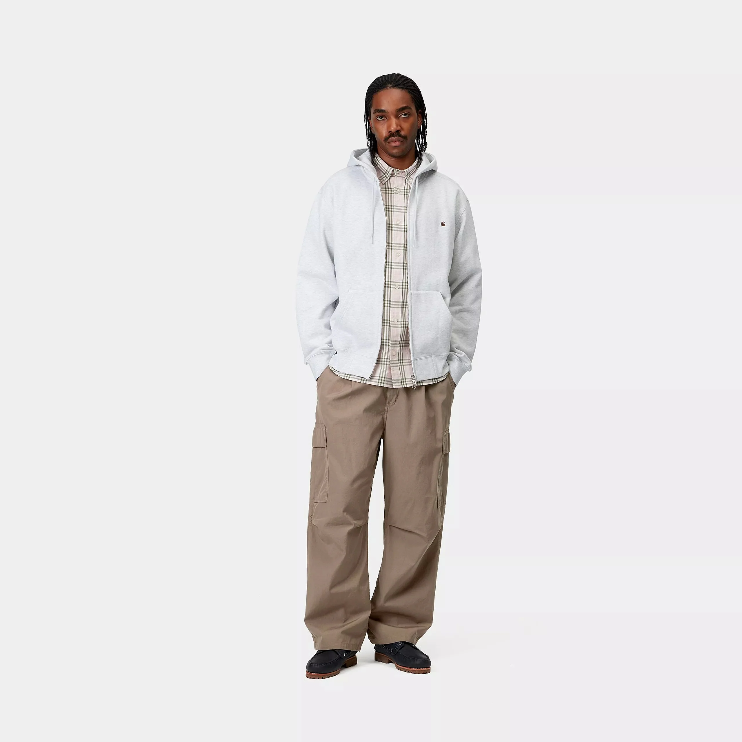 Carhartt WIP Cole Cargo Pant Cotton Lane Poplin, 6 oz (Branch rinsed) - Image 6