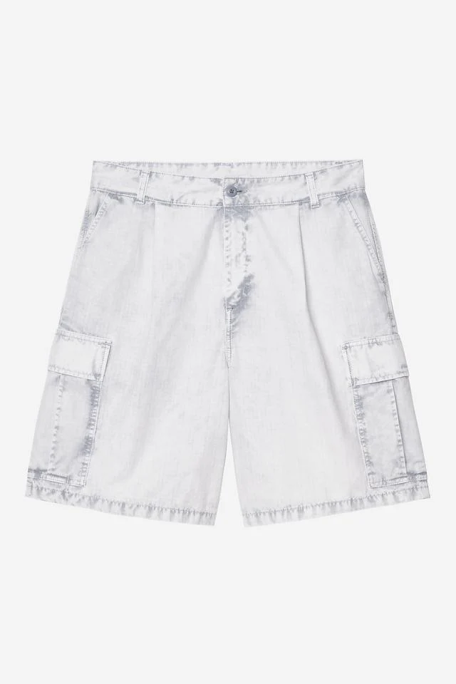 Carhartt WIP Cole Cargo Short Cotton Leesburg Ripstop, 8 oz (Mirror chalk wash) - Image 2