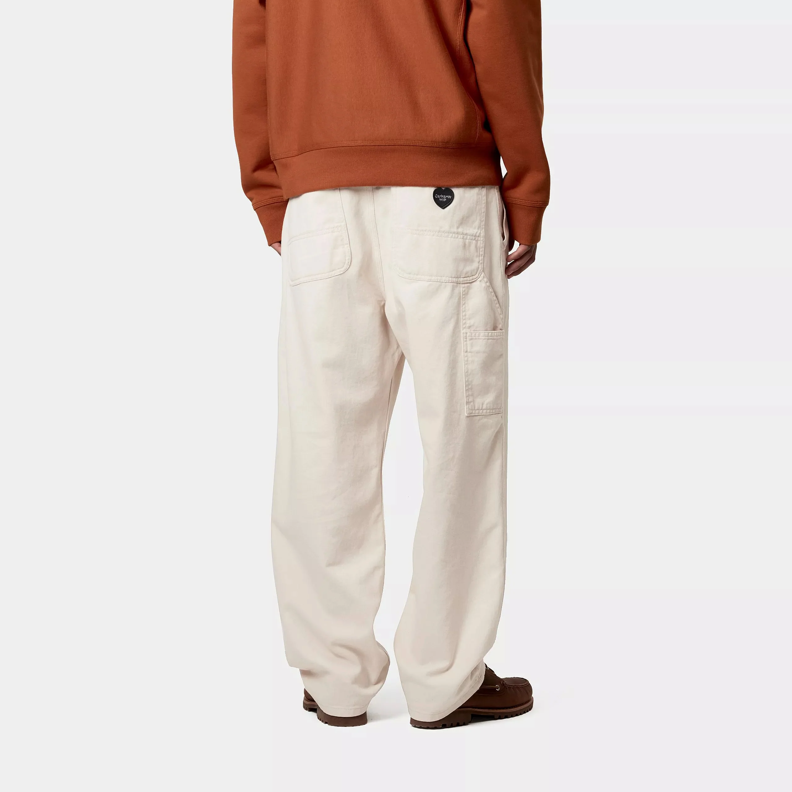 Carhartt WIP Drewe Pant 100% Cotton 'Fountain' Twill, 8 oz (Natural rinsed) - Image 4