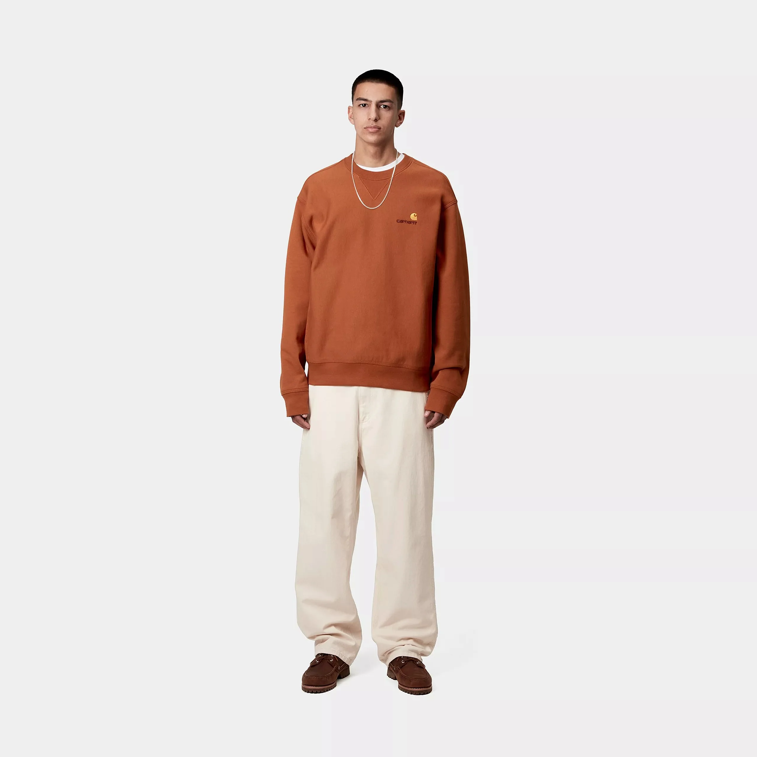 Carhartt WIP Drewe Pant 100% Cotton 'Fountain' Twill, 8 oz (Natural rinsed) - Image 6