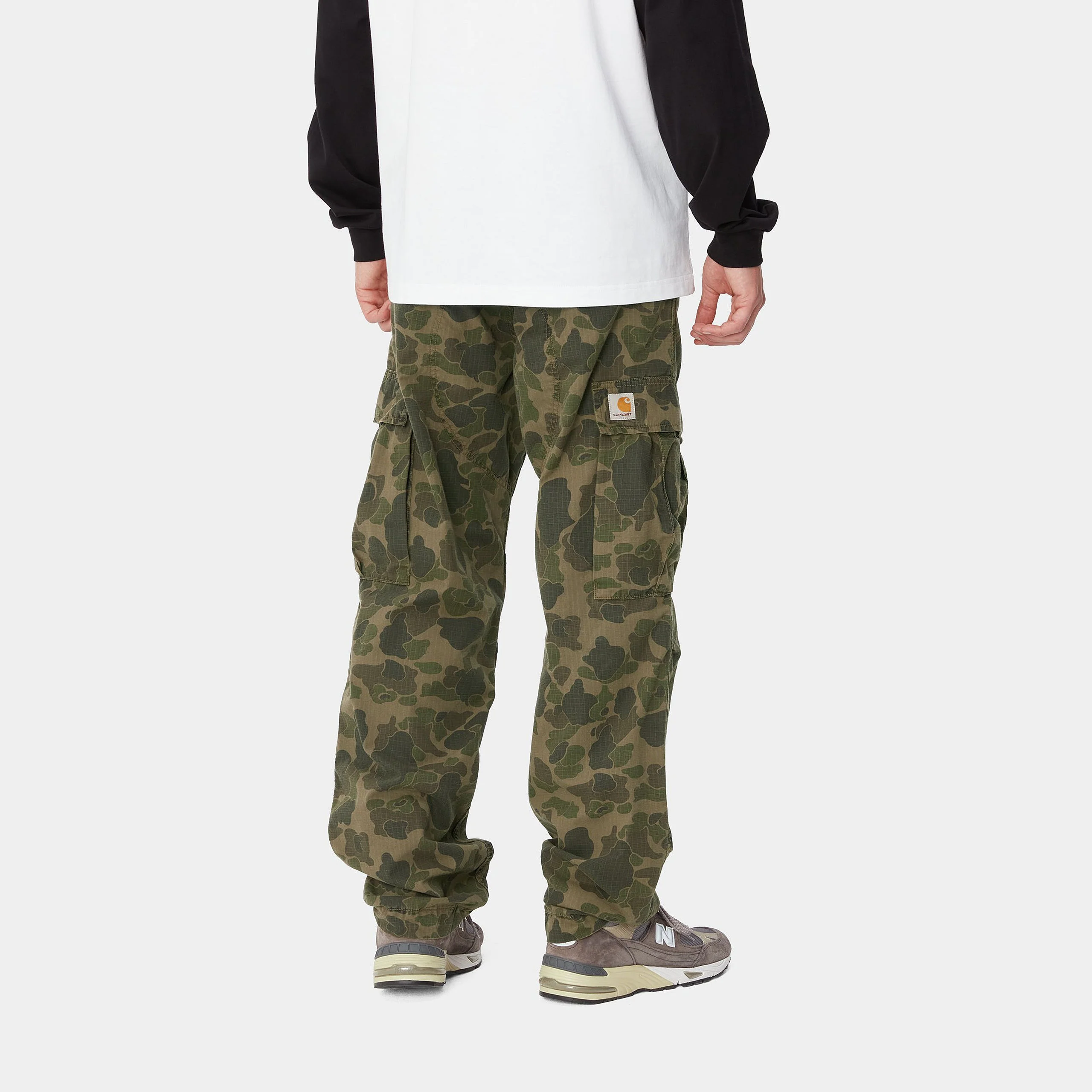 Carhartt WIP Duck Cargo Pant (Camo Duck Green/Office Green) - Image 5