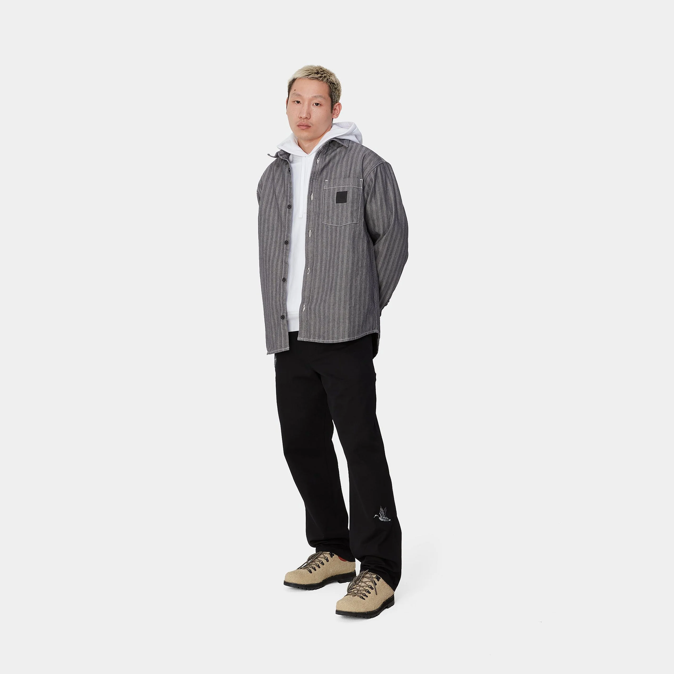 Carhartt WIP Ducks Single Knee Pant (Black) - Image 4