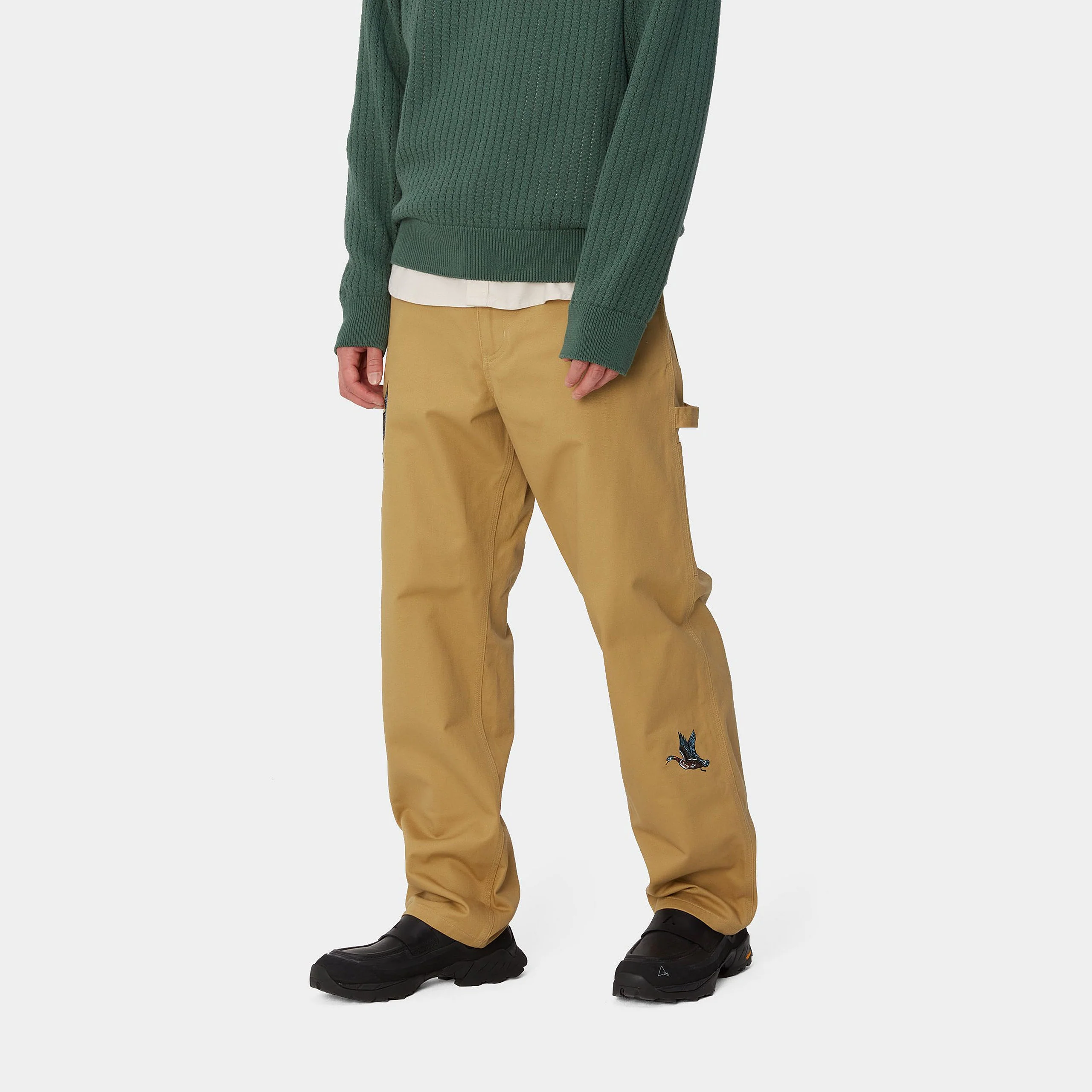 Carhartt WIP Ducks Single Knee Pant (Bourbon) - Image 3