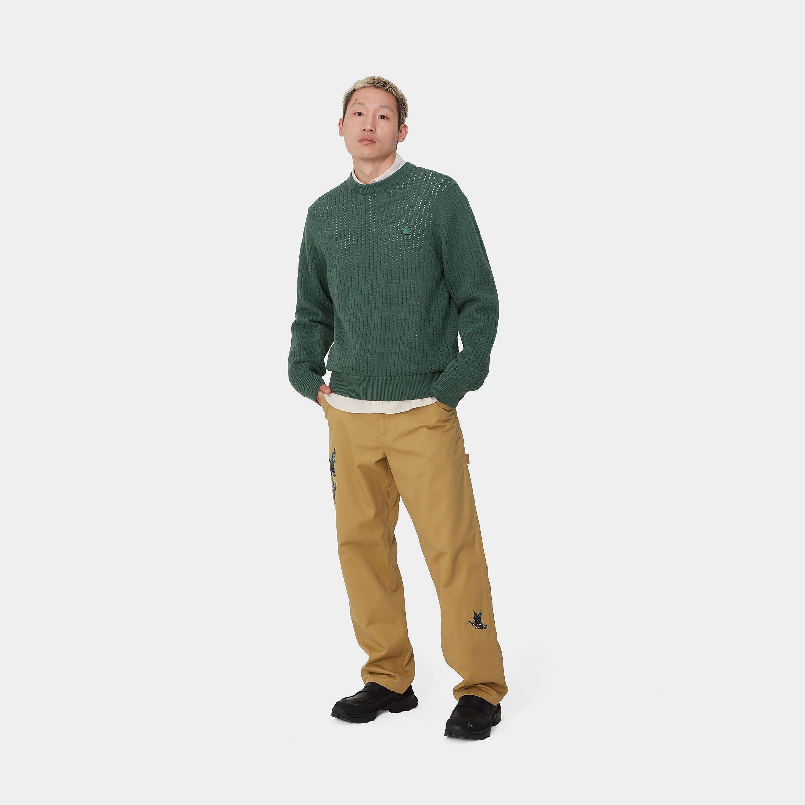 Carhartt WIP Ducks Single Knee Pant (Bourbon) - Image 4