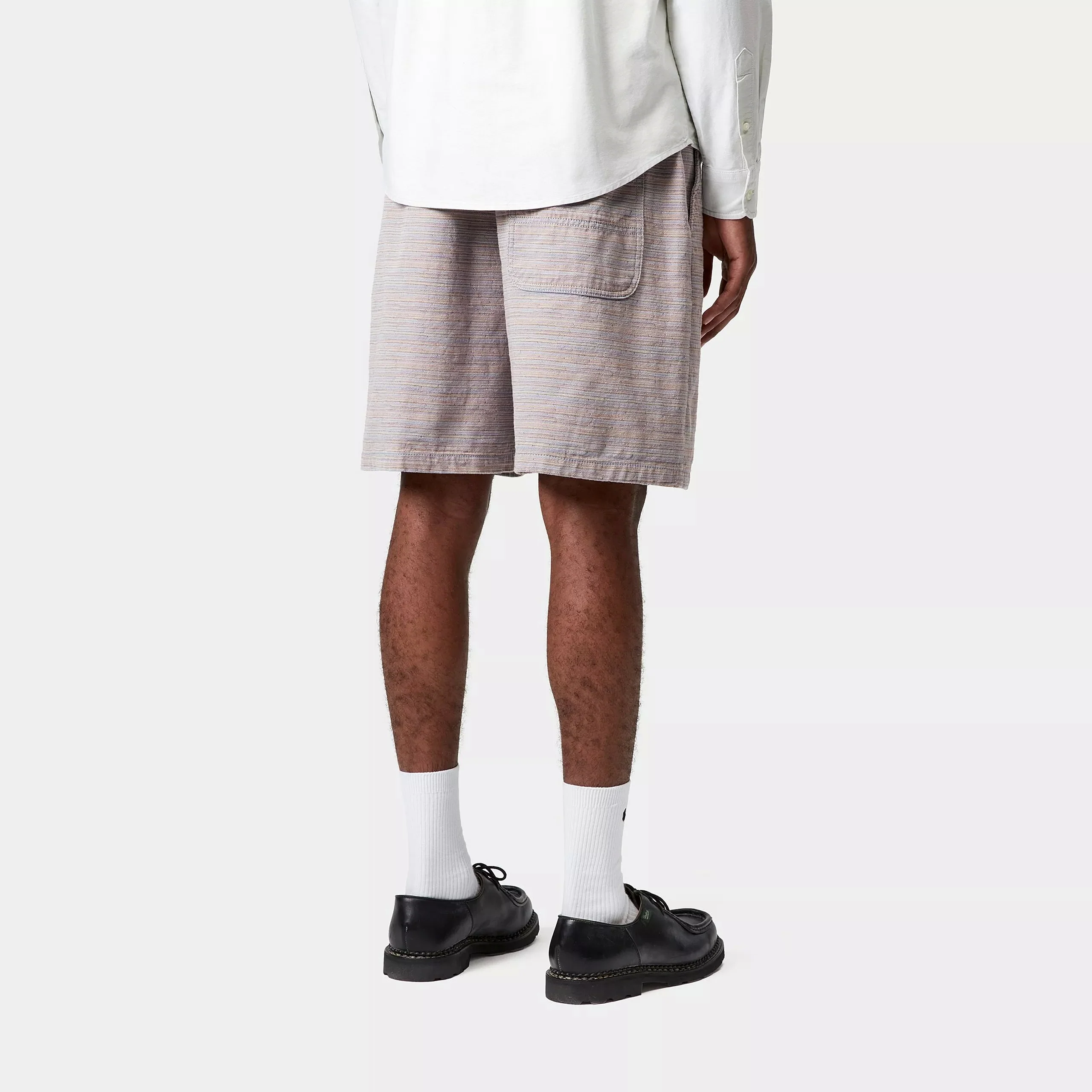 Carhartt WIP Gellar Short Cotton Glenville Jacquard, 7.8 oz (Gellar Stripe/Multicolor rinsed) - Image 4