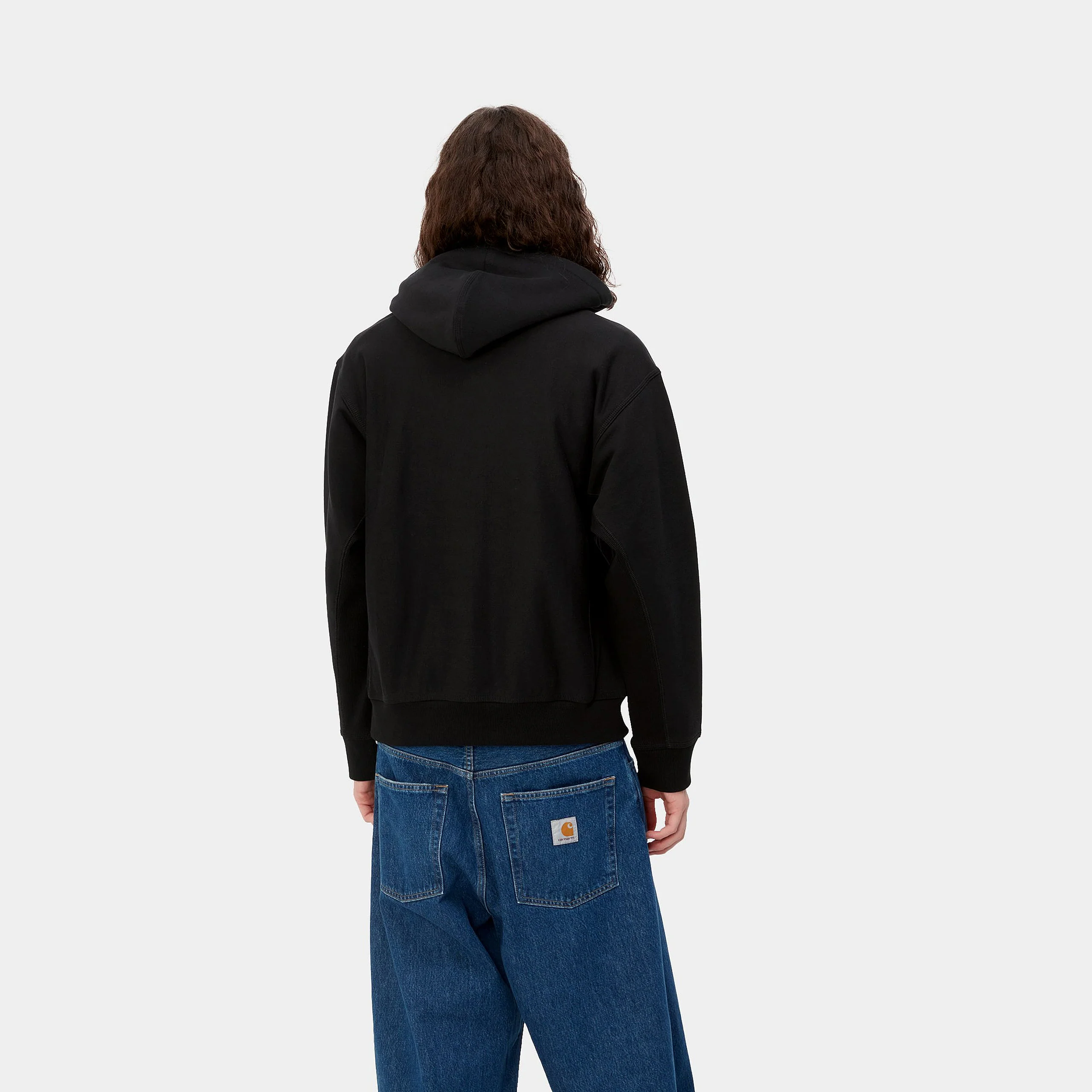 Carhartt WIP Hooded American Script (Black) - Image 6
