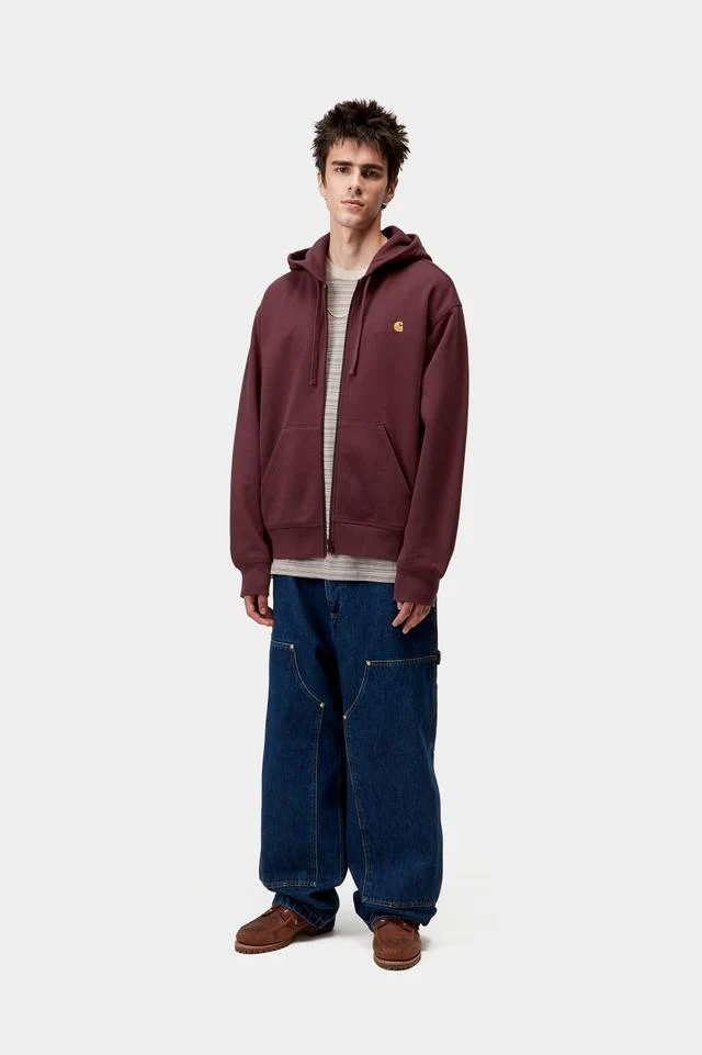 Carhartt WIP Hooded American Script Jacket Cotton/Polyester Sweat, 420 g/m² (Rondo) - Image 6