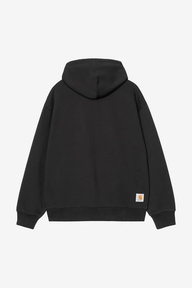 Carhartt WIP Hooded Mini Wip Sweat Cotton/Polyester Sweat, 450 g/m² (Black stone washed) - Image 2