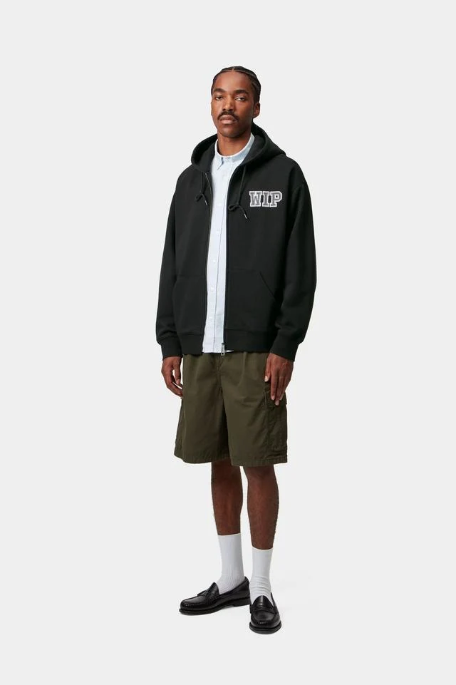 Carhartt WIP Hooded Mini Wip Sweat Cotton/Polyester Sweat, 450 g/m² (Black stone washed) - Image 6