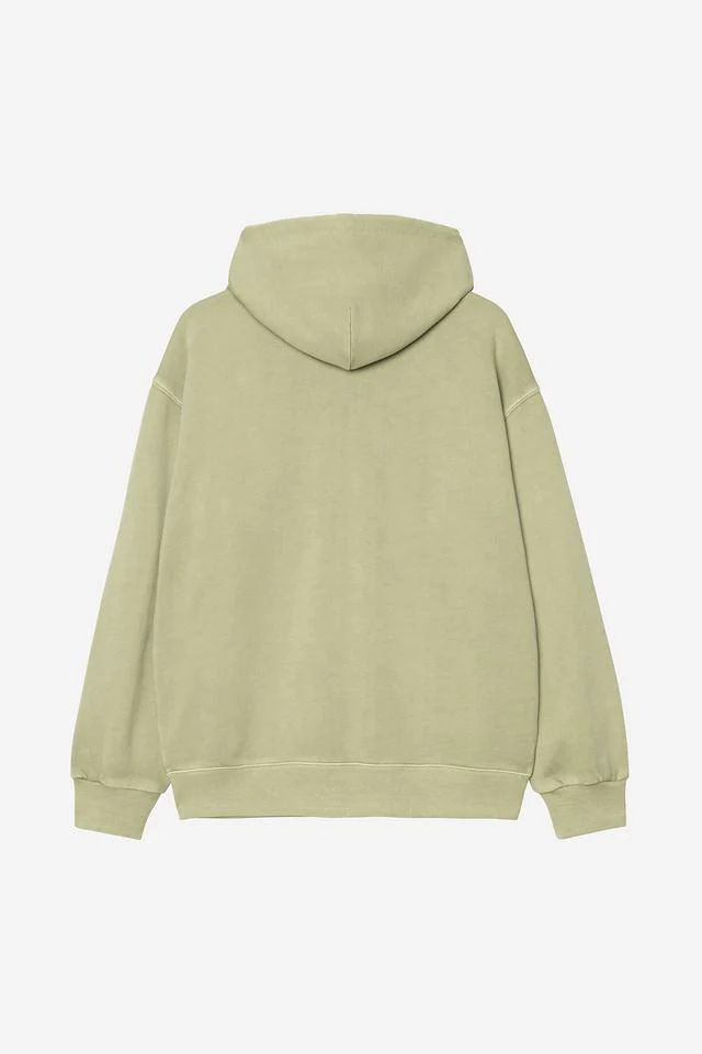 Carhartt WIP Hooded Nelson Jacket Cotton Sweat, 370 g/m² (Gentle Green garment dyed) - Image 2
