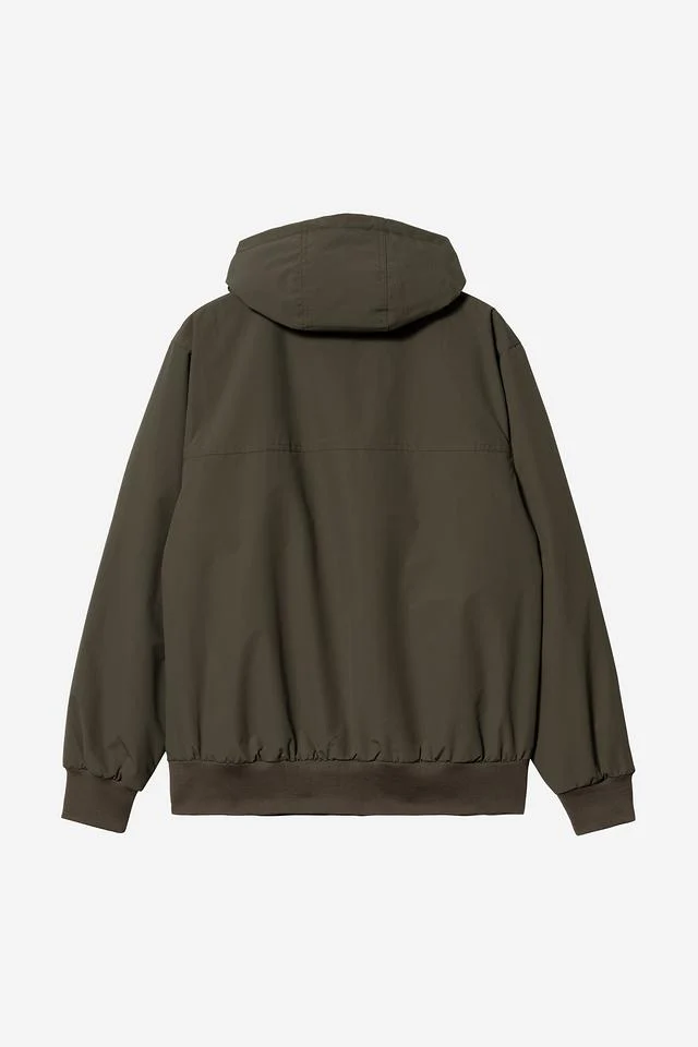 Carhartt WIP Hooded Sail Jacket 100% Nylon Supplex®, 5.3 oz (Cypress / Black) - Image 2