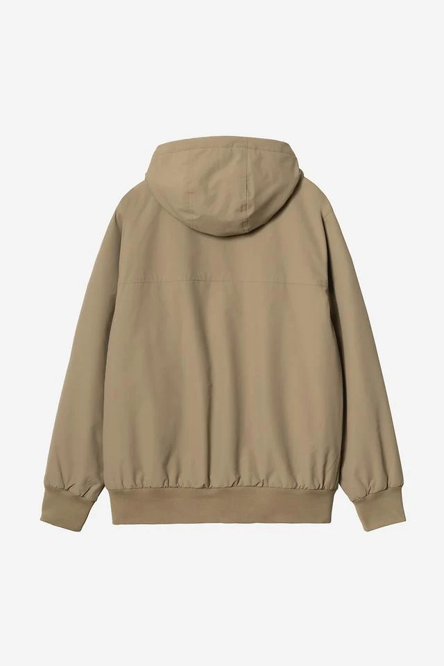Carhartt WIP Hooded Sail Jacket 100% Nylon Supplex®, 5.3 oz (Leather / Black) - Image 2