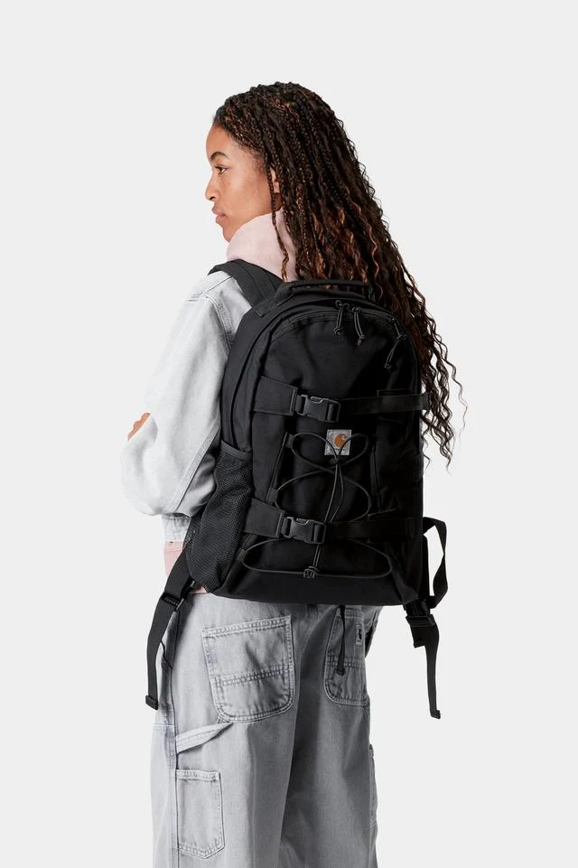 Carhartt WIP Kickflip Backpack Recycled Polyester Canvas, 11.25 oz (Black) - Image 3