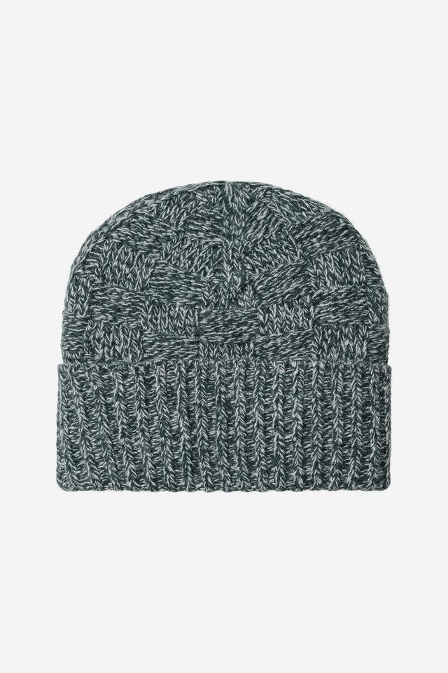 Carhartt WIP Kyloe Beanie Wool/Nylon/Acrylic, 5 gauge (Deep Lagoon Heather) - Image 2