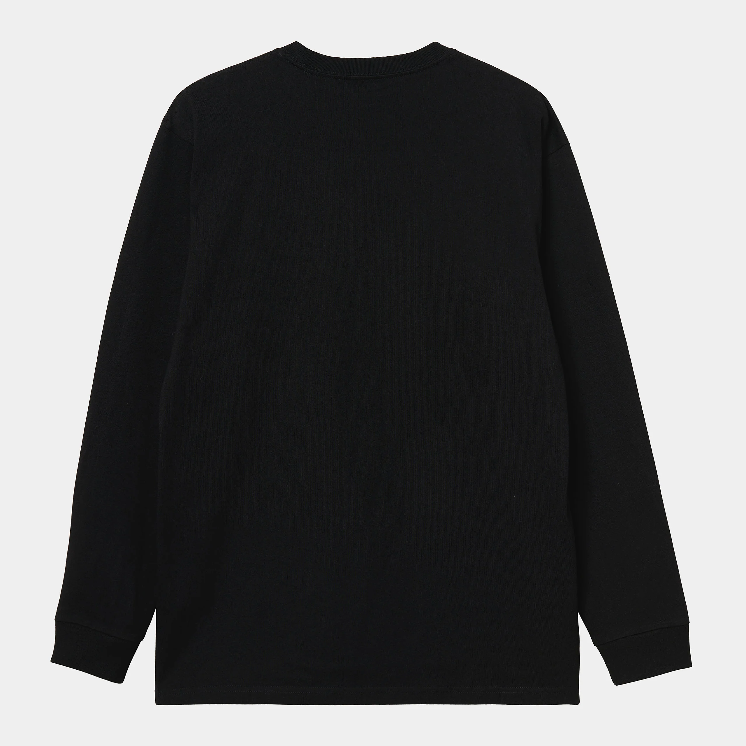 Carhartt WIP L/S Chase T-Shirt (Black/Gold) - Image 2