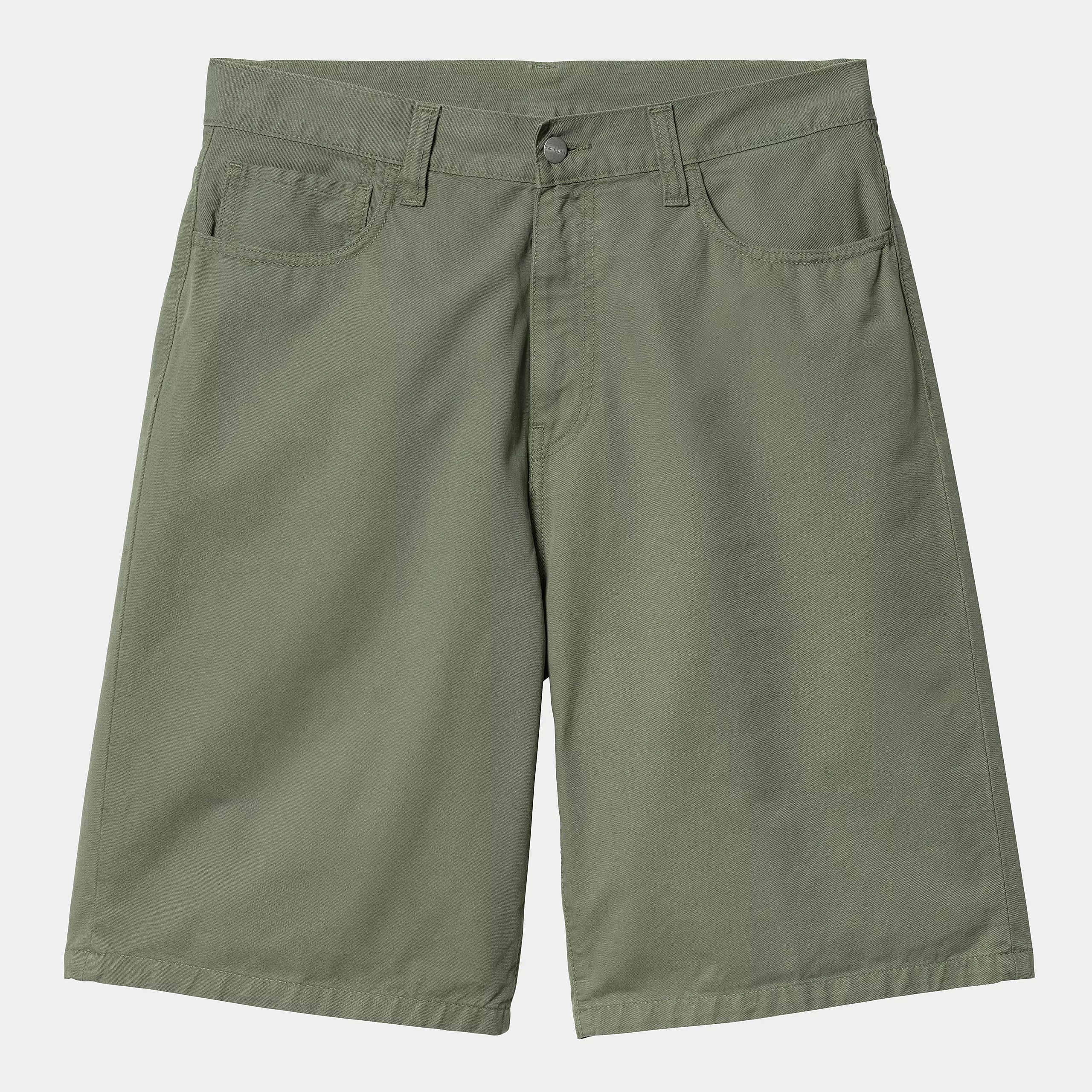 Carhartt WIP Landon Short 100% Cotton 'Newcomb' Drill, 8.5 oz (Park garment dyed) - Image 2