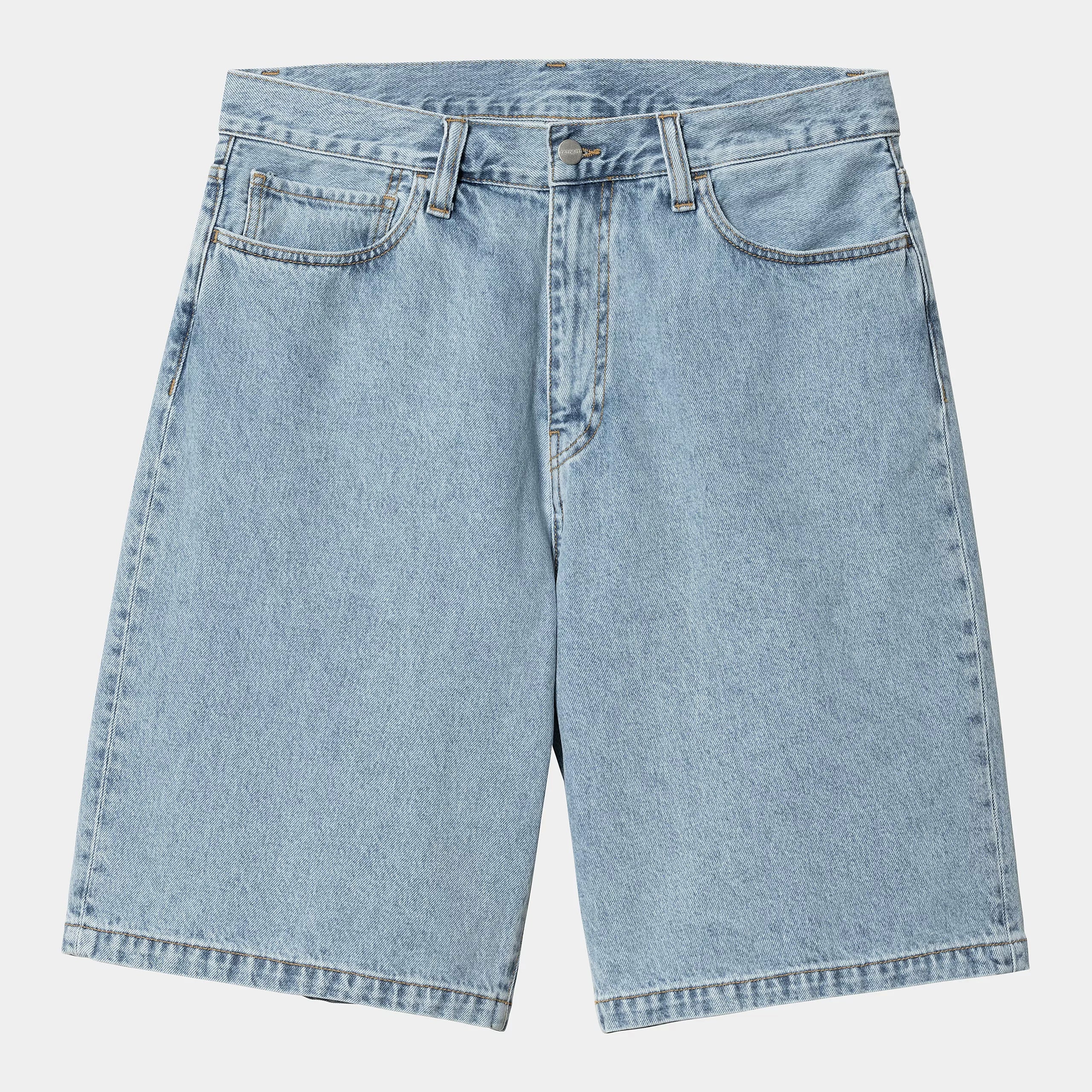 Carhartt WIP Landon Short 100% Cotton 'Robertson' Denim, 12 oz (Blue bleached) - Image 2