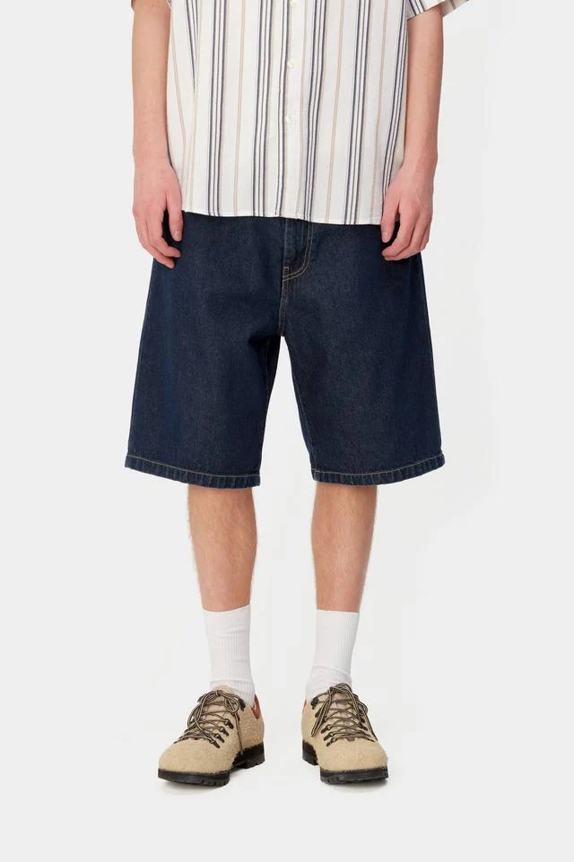 Carhartt WIP Landon Short 100% Cotton 'Robertson' Denim, 12 oz (Blue rinsed) - Image 3