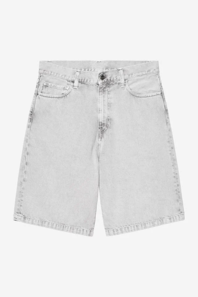 Carhartt WIP Landon Short 100% Cotton 'Smithfield' Color Denim, 13.5 oz (Black chalk wash) - Image 2
