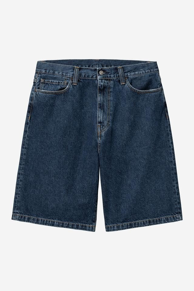 Carhartt WIP Langdon Short 100% Cotton 'Smith' Denim, 13.5 oz 8 (Blue stone washed) - Image 2