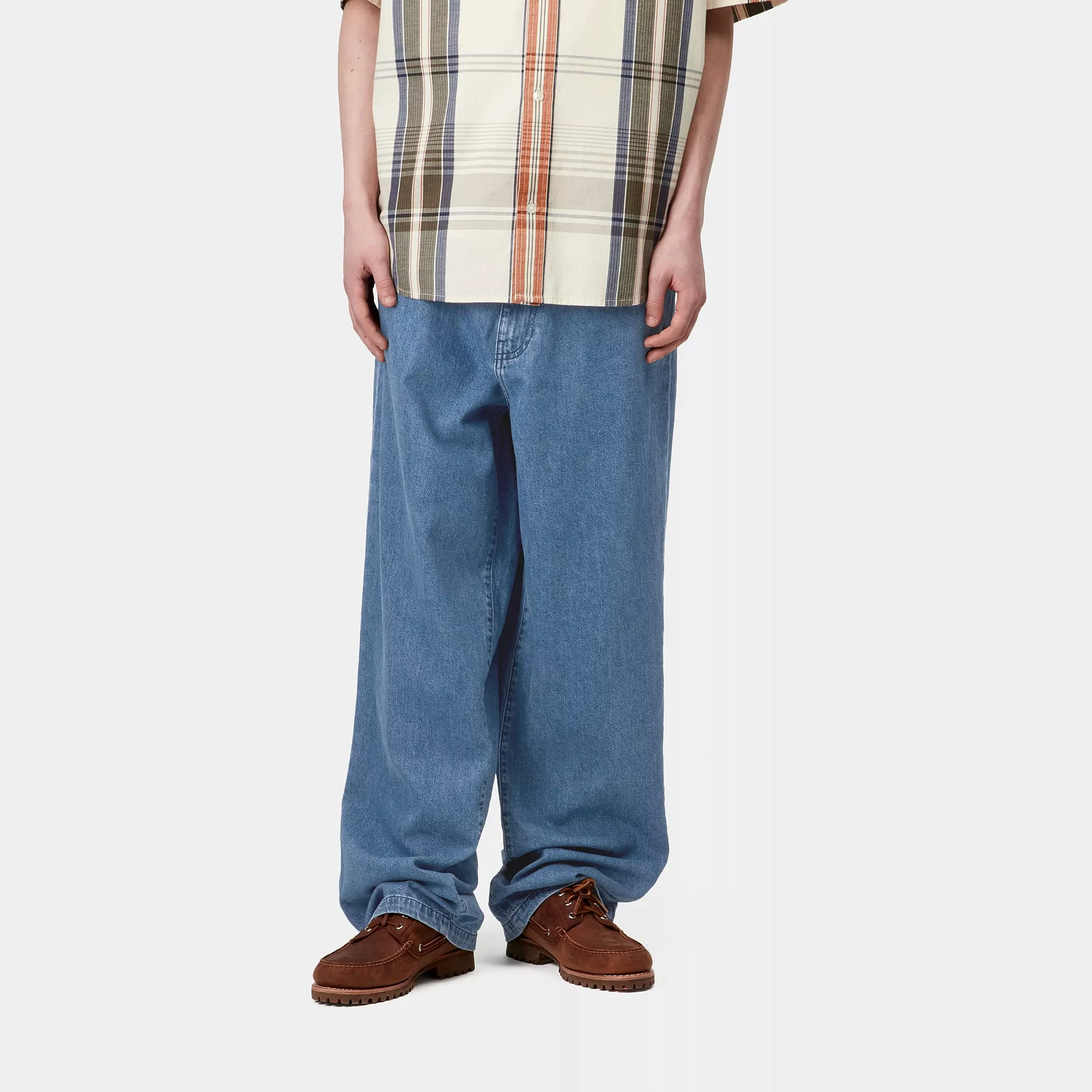 Carhartt WIP Lucas Pant Cotton, Denim 9.9 oz (Blue stone washed) - Image 3