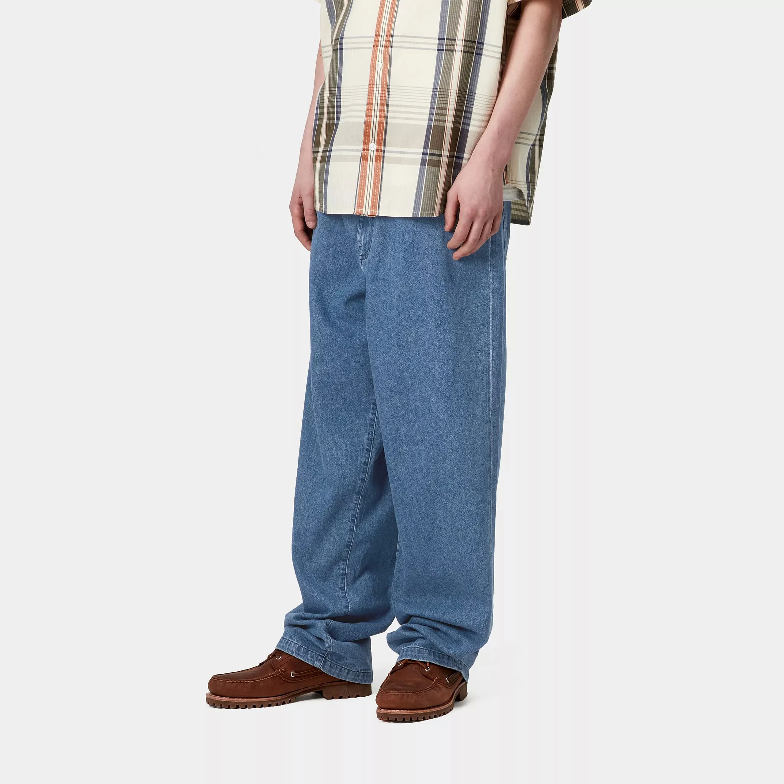 Carhartt WIP Lucas Pant Cotton, Denim 9.9 oz (Blue stone washed) - Image 5