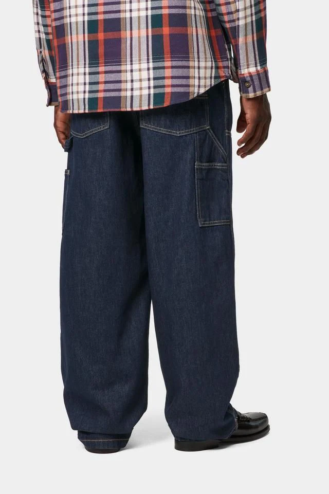 Carhartt WIP Nash Double Knee Pant 100% Cotton 'Smith' Denim, 13.5 oz (Blue rinsed) - Image 4