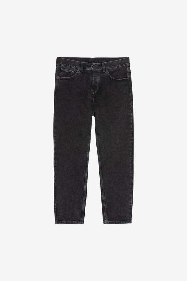 Carhartt WIP Newel Pant Organic Cotton Maitland Denim, 13.5 oz (Black stone washed) - Image 2