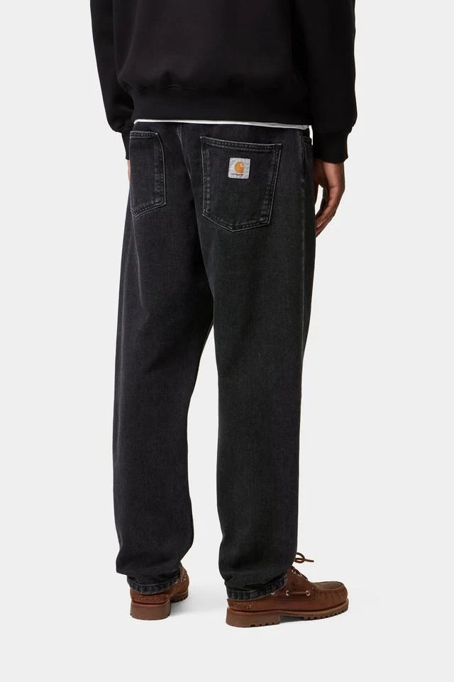 Carhartt WIP Newel Pant Organic Cotton Maitland Denim, 13.5 oz (Black stone washed) - Image 3