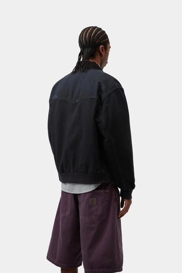 Carhartt WIP OG Santa Fe Jacket (Black Grind Wash) - Image 4