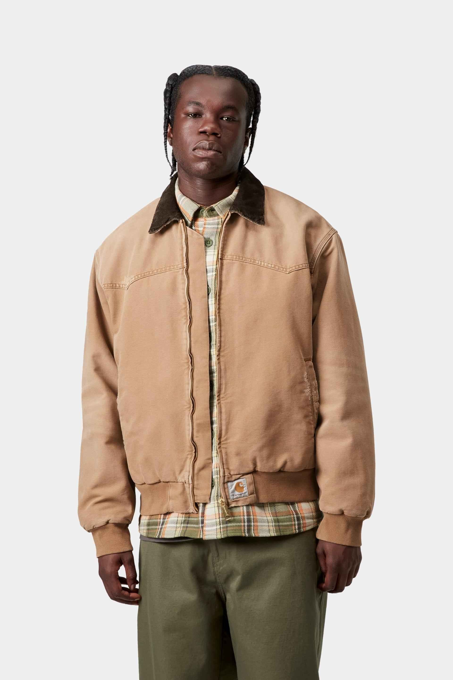 Carhartt WIP OG Santa Fe Jacket (Hamilton Brown/Tobacco Grind Wash) - Image 3