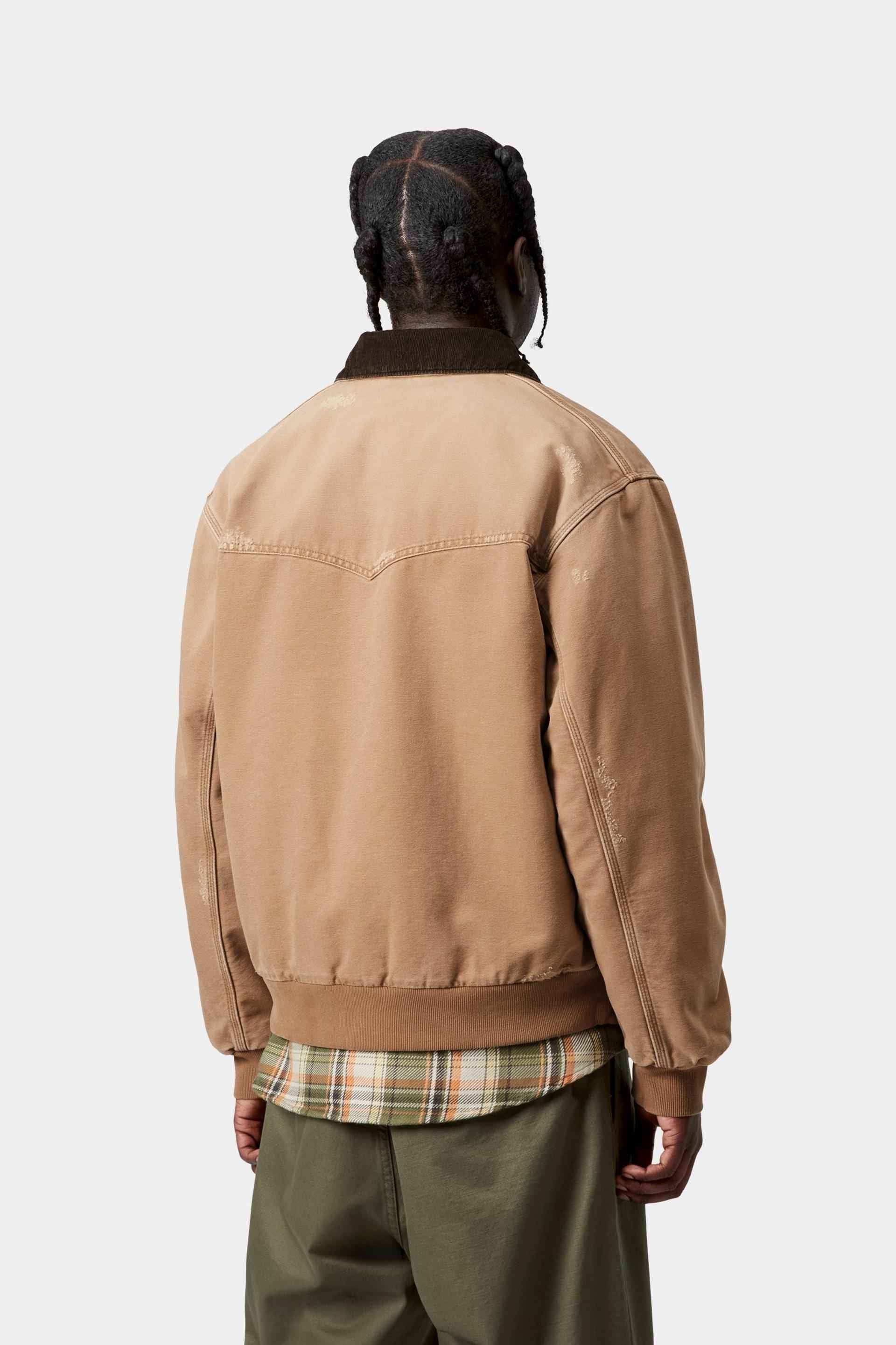 Carhartt WIP OG Santa Fe Jacket (Hamilton Brown/Tobacco Grind Wash) - Image 4