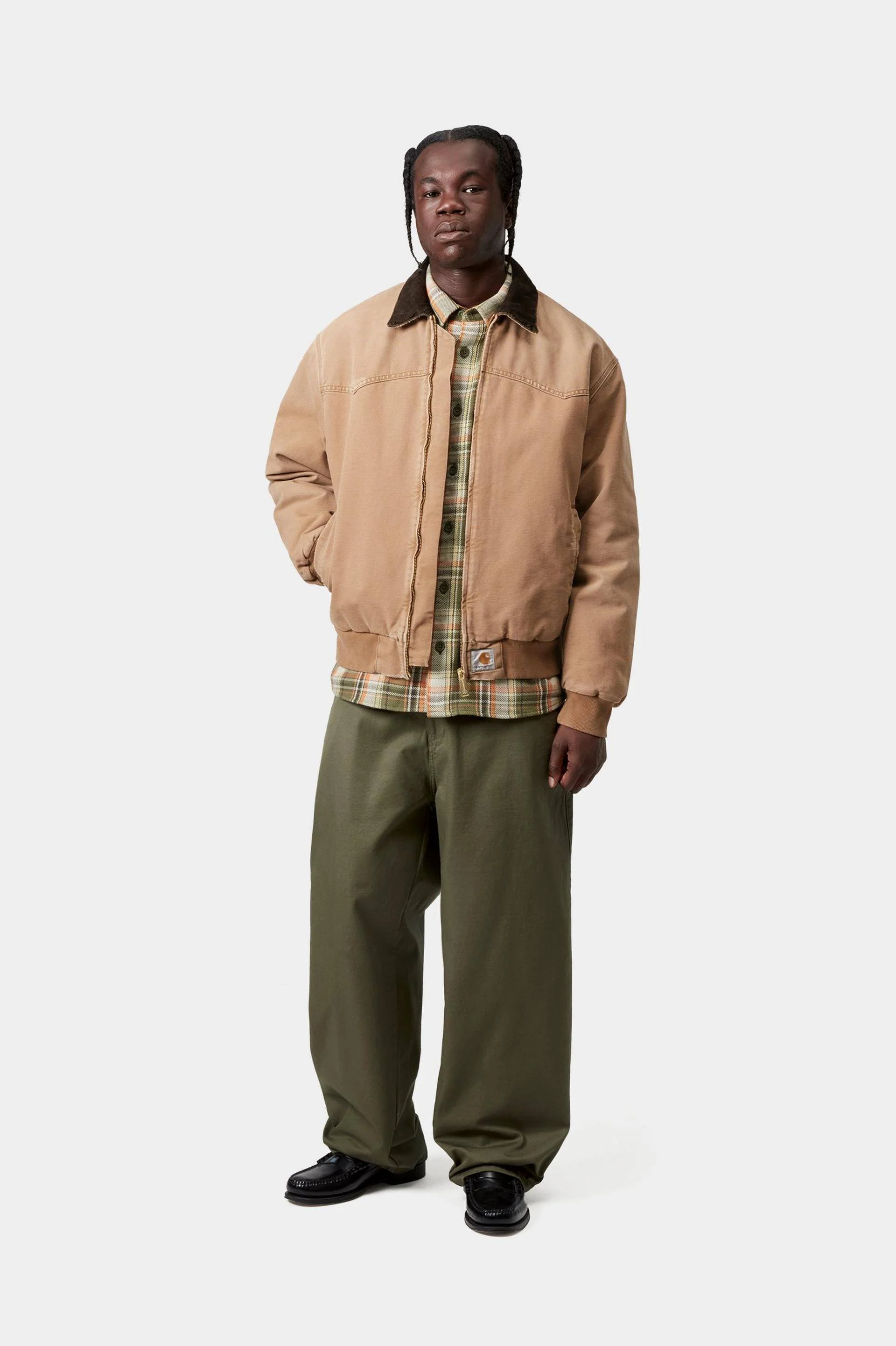 Carhartt WIP OG Santa Fe Jacket (Hamilton Brown/Tobacco Grind Wash) - Image 5