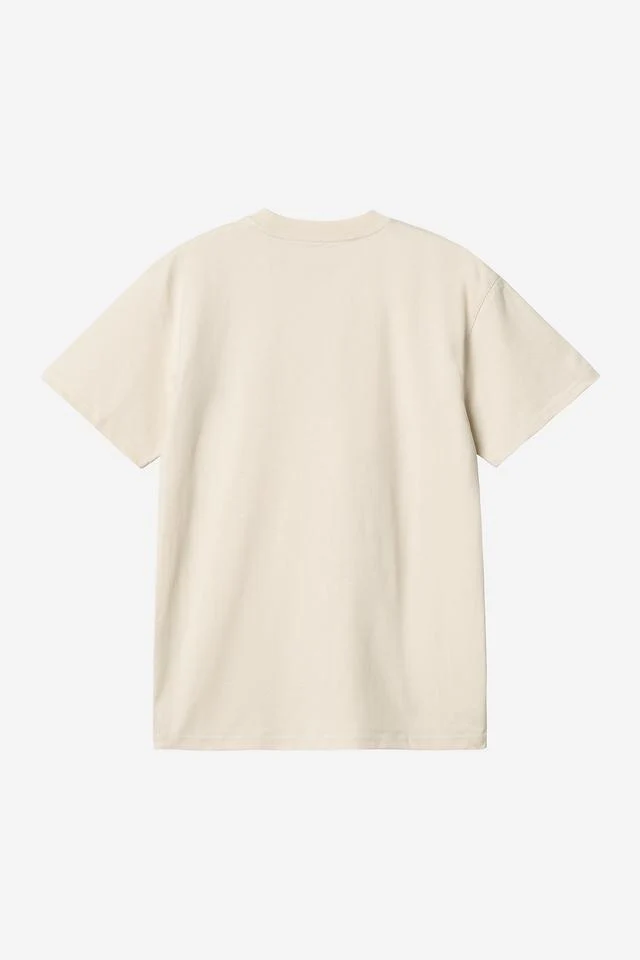 Carhartt WIP S/S American Script T-Shirt Organic Cotton Single Jersey, 240 g/m² (Natural) - Image 2