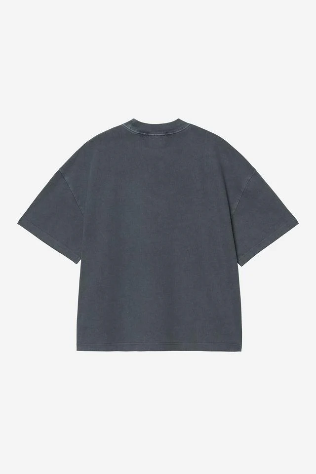Carhartt WIP S/S Benton T-Shirt Cotton Single Jersey, 230 g/m² (Carbon garment dyed) - Image 2