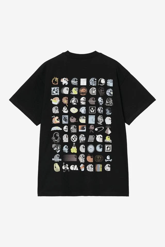 Carhartt WIP S/S C Logo Archive T-Shirt Organic Cotton Single Jersey, 175 g/m² (Black) - Image 2