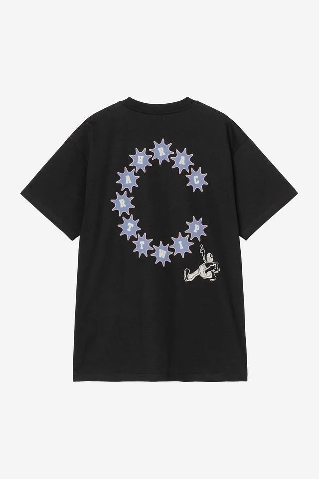 Carhartt WIP S/S C Trip T-Shirt Organic Cotton Single Jersey, 175 g/m² (Black) - Image 2