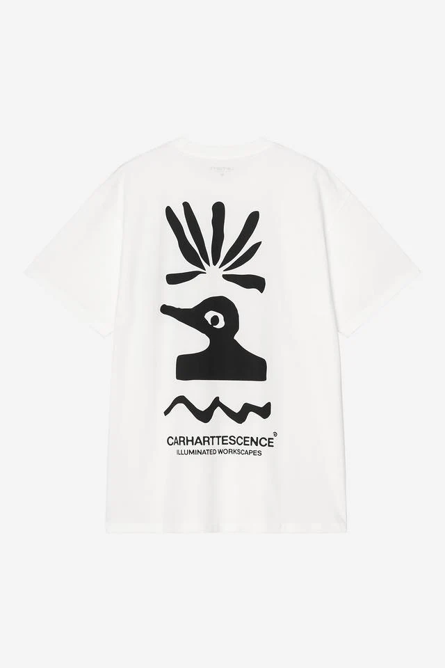 Carhartt WIP S/S Compy T-Shirt Organic Cotton Single Jersey, 175 g/m² (White) - Image 2