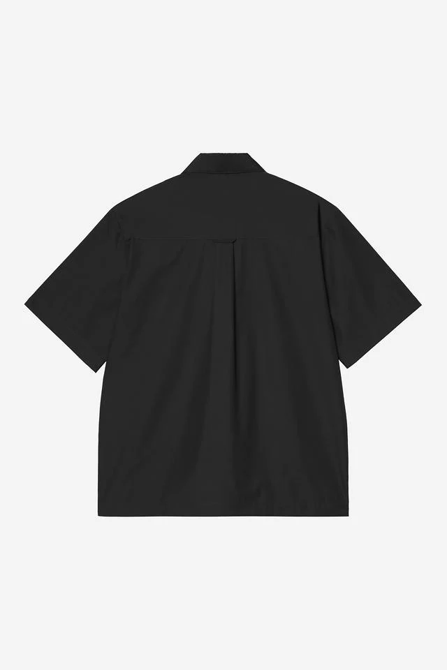 Carhartt WIP S/S Craft Shirt Polyester/Cotton Poplin, 3.8 oz (Black) - Image 2