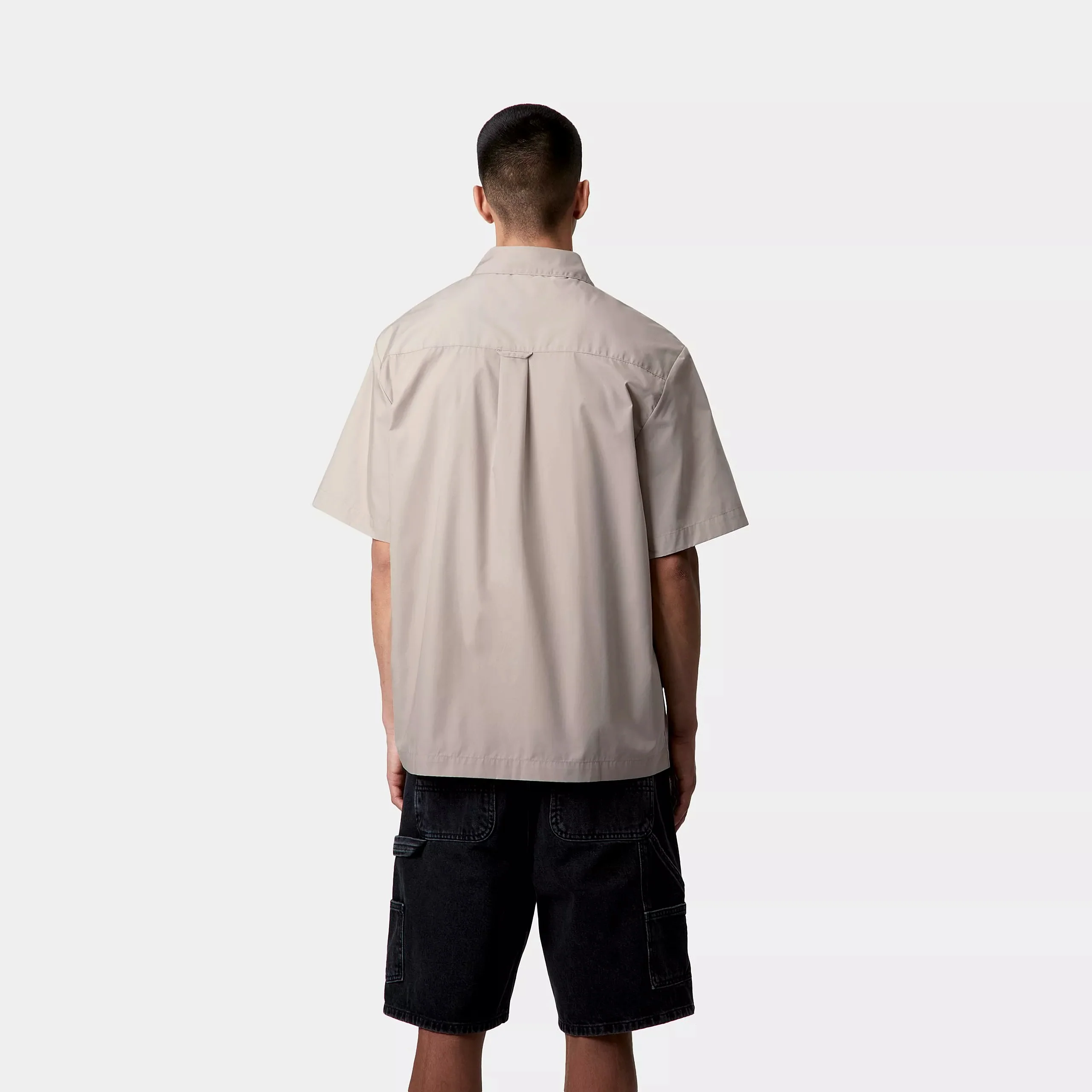 Carhartt WIP S/S Craft Shirt Polyester/Cotton Poplin, 3.8 oz (Dusky Beige) - Image 4