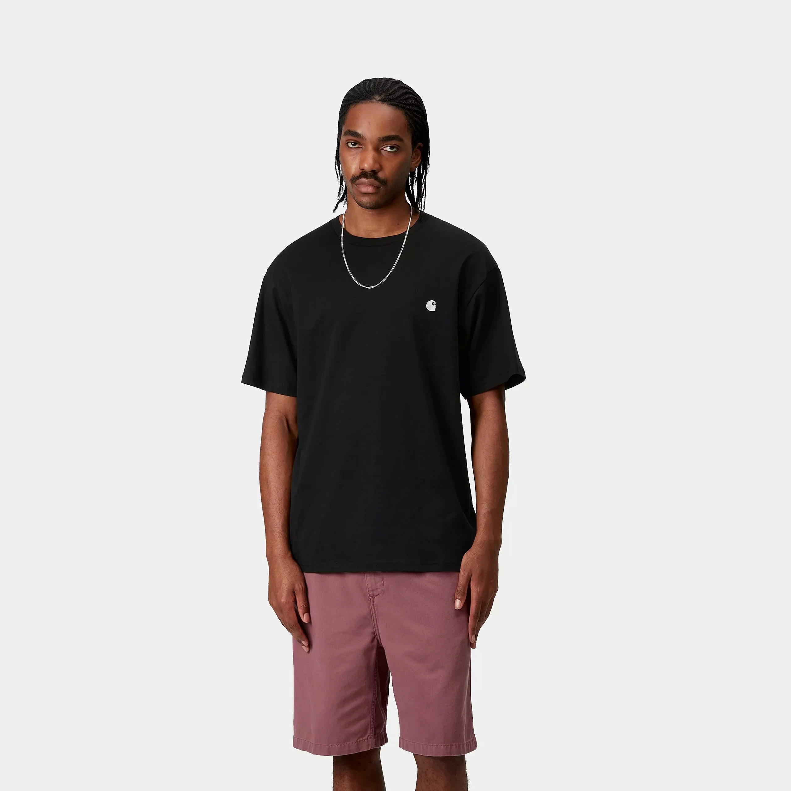 Carhartt WIP S/S Madison T-Shirt Organic Cotton Single Jersey, 175 g/m² (Black/White) - Image 3