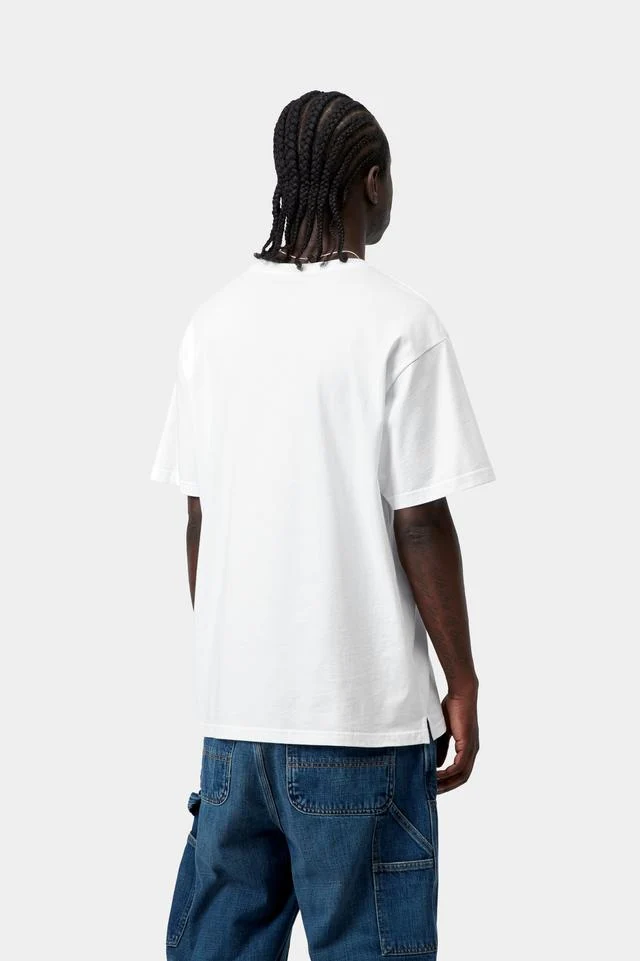 Carhartt WIP S/S Madison T-Shirt Organic Cotton Single Jersey, 175 g/m² (White / Black) - Image 4
