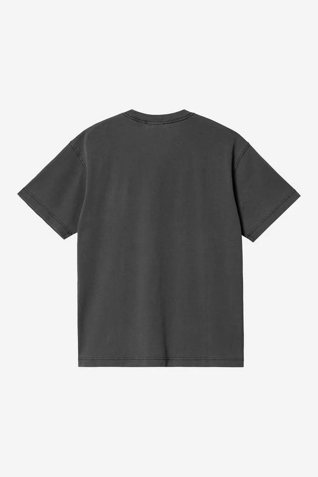 Carhartt WIP S/S Nelson T-Shirt Cotton Single Jersey, 195 g/m² (Black garment dyed) - Image 2