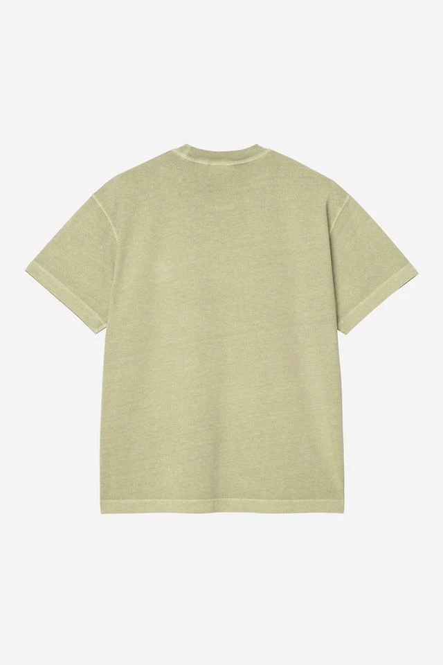 Carhartt WIP S/S Nelson T-Shirt Cotton Single Jersey, 195 g/m² (Gentle Green garment dyed) - Image 2