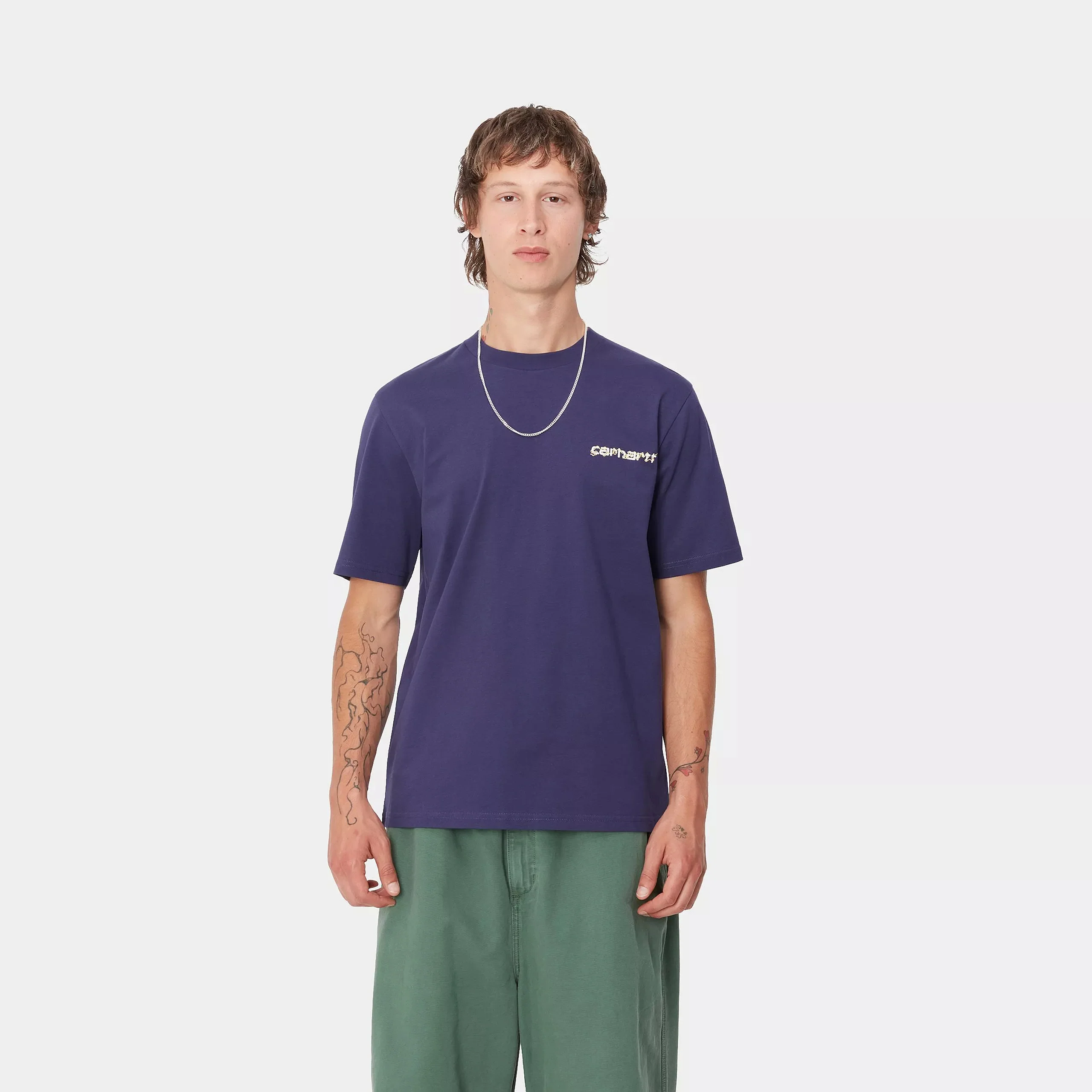 Carhartt WIP S/S Noodle Soup T-Shirt  Organic Cotton Single Jersey, 175 g/m² (Aura) - Image 3