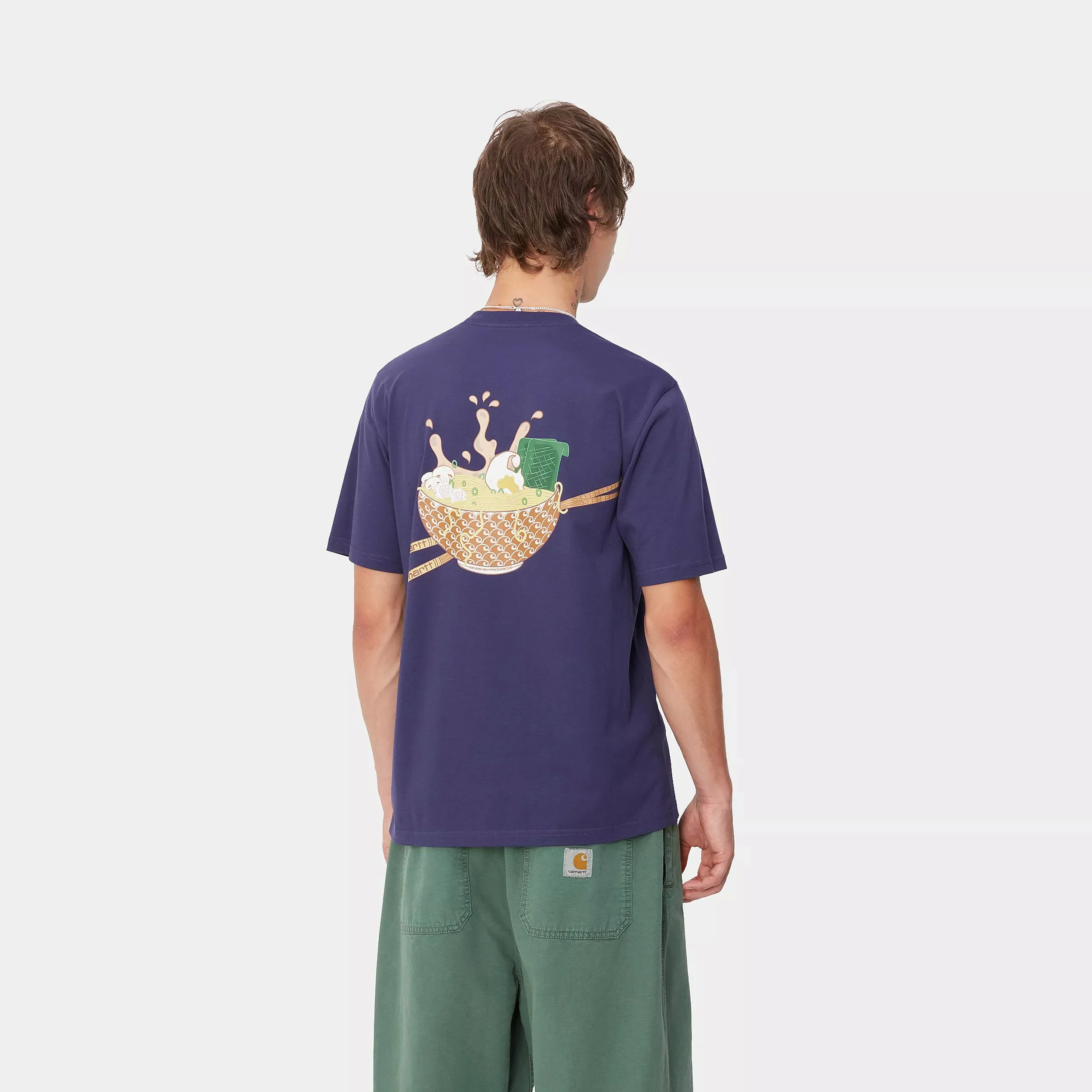 Carhartt WIP S/S Noodle Soup T-Shirt  Organic Cotton Single Jersey, 175 g/m² (Aura) - Image 4
