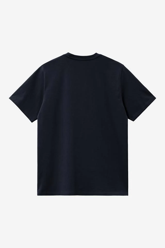 Carhartt WIP S/S Pocket T-Shirt Cotton Single Jersey, 190 g/m² (Dark Navy) - Image 2