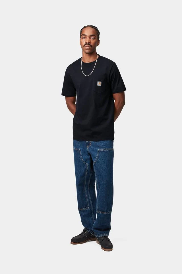 Carhartt WIP S/S Pocket T-Shirt Cotton Single Jersey, 190 g/m² (Dark Navy) - Image 5